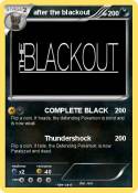 after the black
