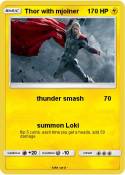 Thor with mjoln