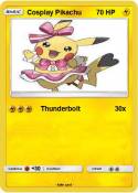 Cosplay Pikachu