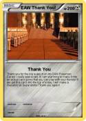 EAW Thank You!