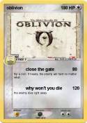 oblivion