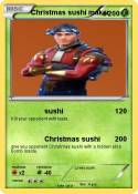Christmas sushi
