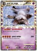 prof de yoga