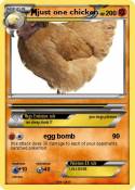 just one chicke