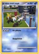 un sims mort