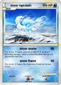 snow rapidash