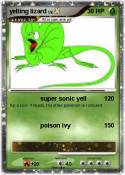 yelling lizard