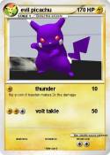 evil picachu