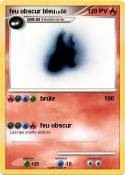 feu obscur bleu