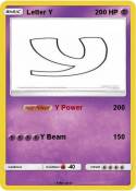 Letter Y