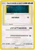 Card inside a
