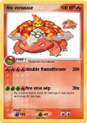 fire venasaur