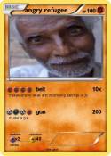 angry refugee