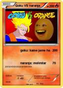 Goku VS naranja