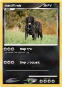 mastiff noir