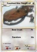 Fossilised Dino