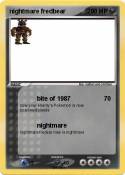 nightmare fredb