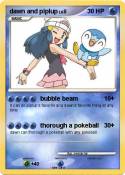 dawn and piplup