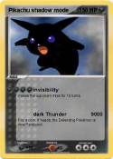 Pikachu shadow