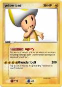 yellow toad