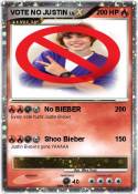 VOTE NO JUSTIN