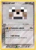 Minecraft wolf