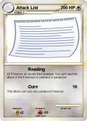 Attack List