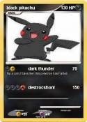 black pikachu