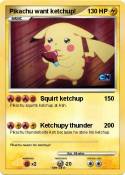 Pikachu want