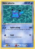 Water pikachu