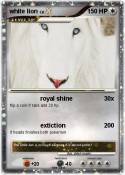 white lion