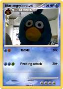 Blue angry bird
