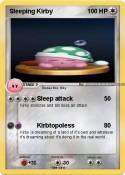 Sleeping Kirby