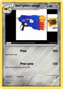 Nerf pistol
