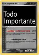 todo importante