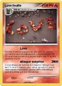 Love feuille