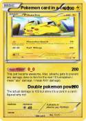 Pokemon card in