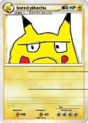 bored pikachu