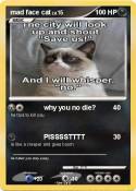 mad face cat