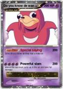 Do you know de