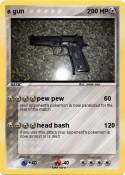 a gun