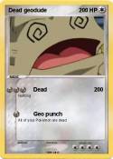 Dead geodude