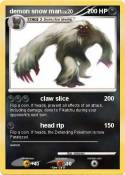 demon snow man