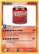 Dr. pepper