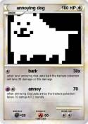 annoying dog