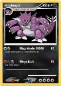 Nidoking X