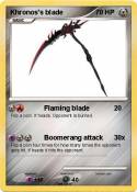 Khronos's blade