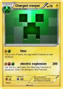Charged creeper