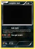 complete dark