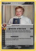 the profet